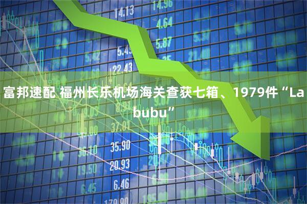 富邦速配 福州长乐机场海关查获七箱、1979件“Labubu”